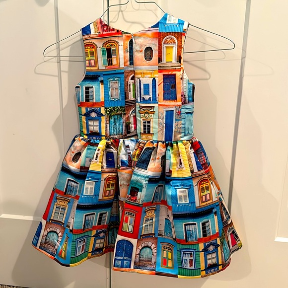 Halabaloo Girls Windows & Doors Dress Size 5 - Picture 4 of 4